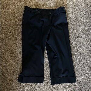 Banana Republic Navy Cropped Dress Pants